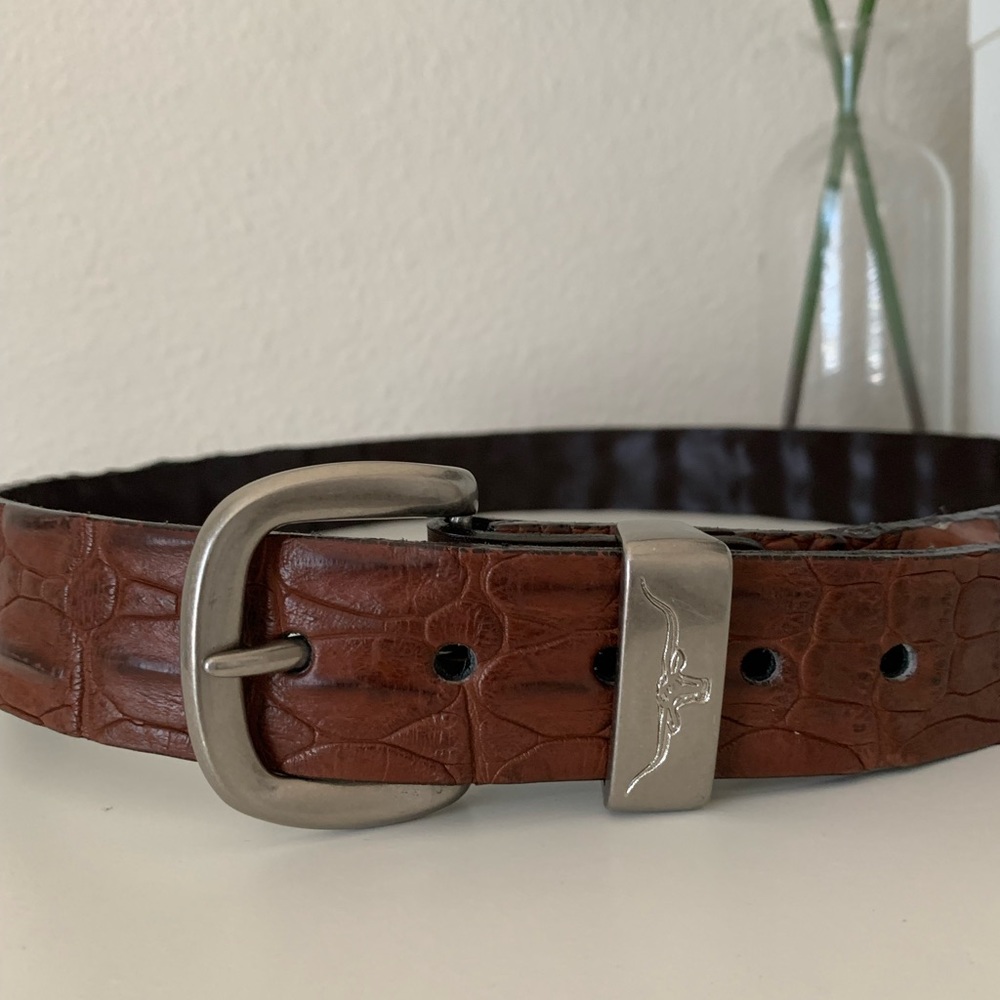 R.M. Williams authentic crocodile belt